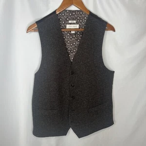 Joseph Abboud Stretch Separates Donegal Collection Button Up Vest Brown L - Picture 1 of 12