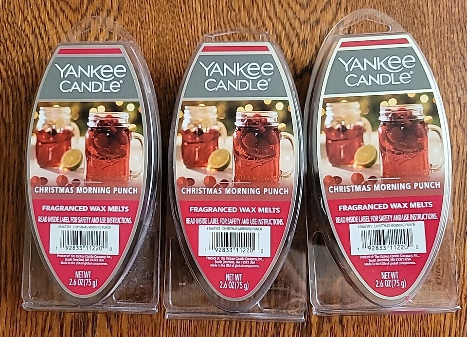 Yankee Candle Fragrance Melts 5 Christmas Morning Punch 1 Sugar Cinnamon Apple