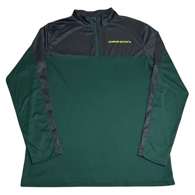 Colosseum Athletics Oregon Ducks Pullover Track Jacket Mens Medium Quarter Zip - Image 1 of 4