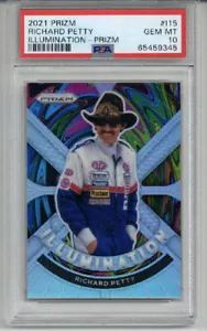 2021 Panini Prizm Illumination Prizm #I15 Richard Petty Card NASCAR PSA 10 POP 1 - Bild 1 von 2