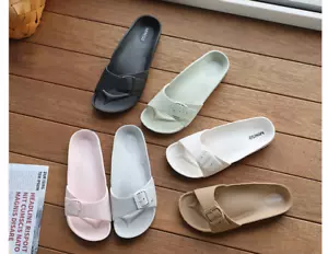 Ciabatte da donna con plantare ciabatte da bagno ciabatte da bagno scarpe da sauna sandali 2025 - Foto 1 di 25