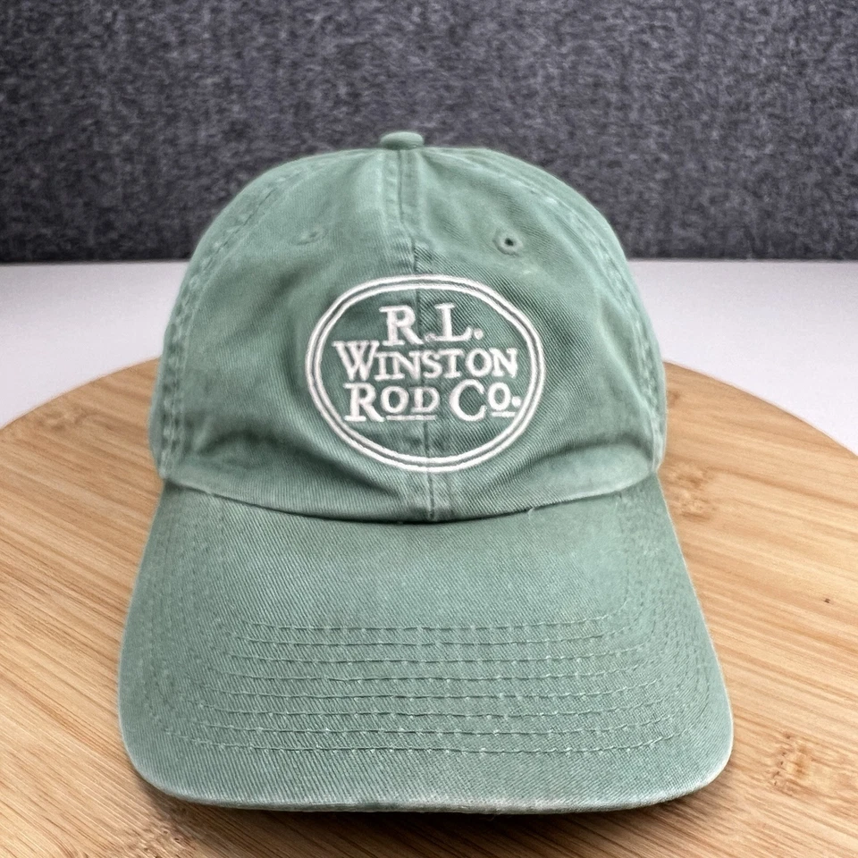 R.L. Gorra Winston Rod Company Montana con tirantes OSFM verde bordado logotipo Foto 1 de 4