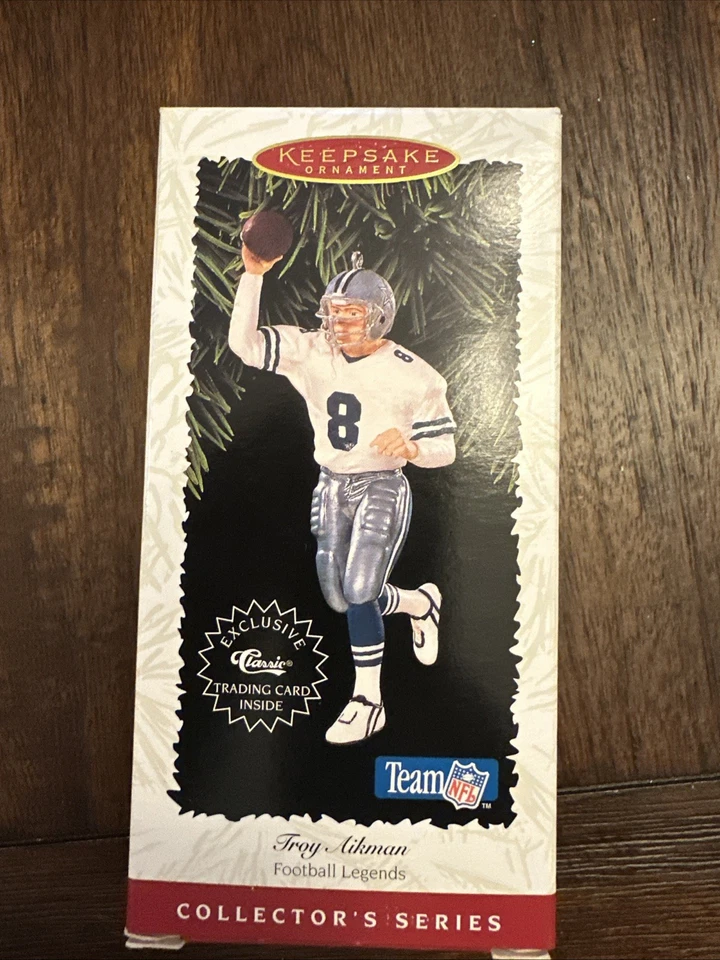 Tarjeta coleccionable Keepsake Football Legends Troy Aikman 1996 incluida Foto 1 de 1