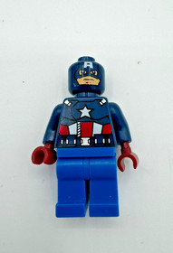 LEGO Captain America Dark Blue Suit minifigure 6865 Marvel Avengers mini figure