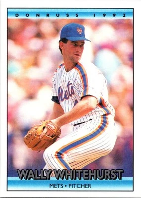 1992 Donruss #134b Wally Whitehurst - Image 1 of 2