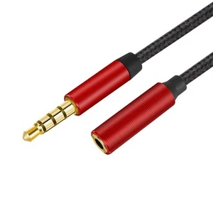 Reliable Signal Transmission 3 5mm Extension Cable with Microphone Support - Photo 1/36