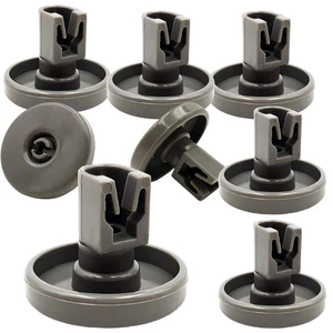 8pcs Dishwasher Lower Basket Wheels for Zanussi AEG Electrolux Tricity Bendix - Picture 1 of 5