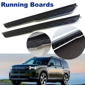 2PCS Running Boards Side Steps Non-slip Fits For Hyundai Santa Fe 2024 2025 2026 - Picture 1 of 8