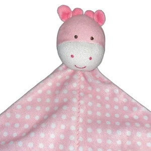 Manta de seguridad Carters Lovey felpa jirafa niño mío sonajero bebé rosa 13" - Imagen 1 de 8