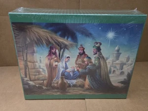 Christmas Party NATIVITY Oversized 1000 pieces Jigsaw Puzzle NEW 39" x 27" - NEW - Picture 1 of 3