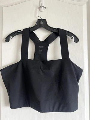 Girlfriend Collective Size XXXL Women’s Sports Bra Cropped Top Wide Strap Black - Image 1 of 4