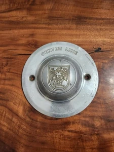 Center Line Wheel Cap Aluminum Rim Center Hub Cap Vintage 7 In Diameter - Picture 1 of 12