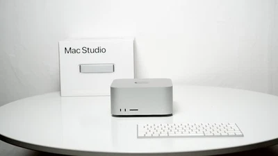 Mac Studio M1 Max 10 Core CPU | 24 Core GPU | 32GB RAM | 1TB SSD + Keyboard - Image 1 of 4