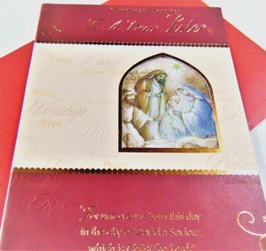 Tarjeta de felicitación de Navidad de hermana... Bendición de Navidad a una querida hermana - Imagen 1 de 3