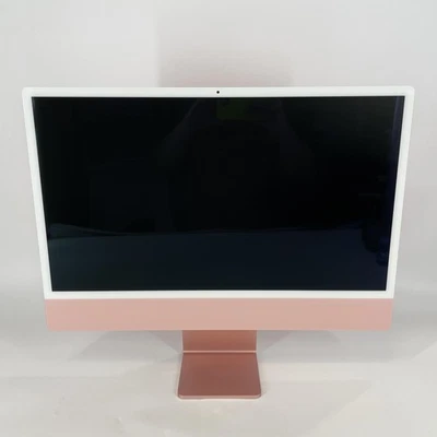 iMac 24 Pink 2021 3.2 GHz M1 8-Core CPU 7-Core GPU 16GB RAM 512GB SSD Excellent - Image 1 of 4