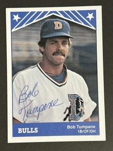 Bob Tumpane Autograph Signed 1983 TCMA Durham Bulls - Picture 1 of 1