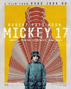 Mickey 17 Original Filmposter 11,5" x 17" Robert Pattinson & Bong Joon Ho NEU - Bild 1 von 2