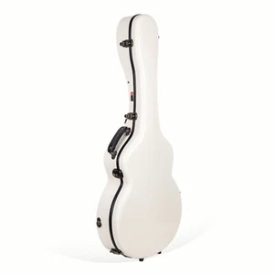 Crossrock Fiberglass Eletric Guitar Case fits Gibson L5, Epiphone Broadway - Picture 1 of 22