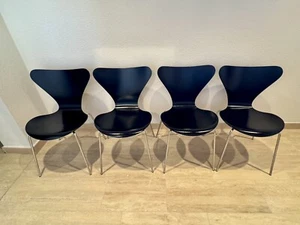 Arne Jacobsen/Fritz Hansen-Stühle, Serie 7, Frühe Ausführung! - Bild 1 von 10