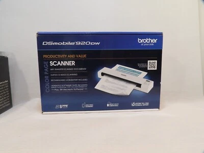 Brother DSmobile 920DW Wireless Duplex Mobile Color Page Scanner Open Box New - Image 1 of 3