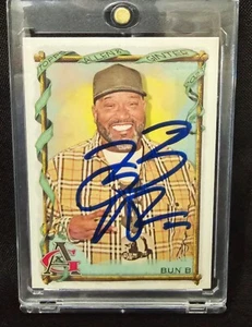 Tarjeta firmada automáticamente Bun B of UGK 2023 Topps Allen & Ginter 218 - Imagen 1 de 2