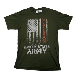 Camiseta de algodón veterano del ejército de los Estados Unidos mediana para hombre - Imagen 1 de 4