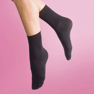 6 X Pairs Ladies ankle socks 40 Denier Opaque Anklets Trainer Liner Ankle Socks - Picture 1 of 4