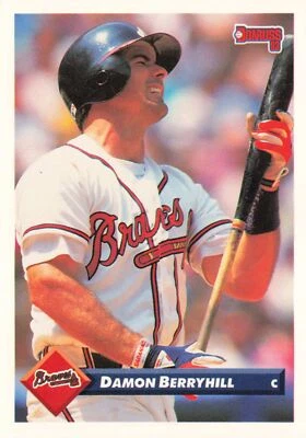 Damon Berryhill 1993 Donruss #78 Atlanta Braves - Image 1 of 2
