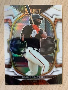 2023 Panini Select white prizm REGGIE CRAWFORD #ed 99/149! San Francisco Giants