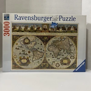 RAVENSBURGER 3000 PIECE PREMIUM PUZZLE 170548 Antique World Map 1665 NEW - Picture 1 of 4