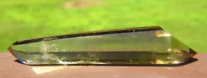 Double Terminated Golden Citrine Crystal ~ Madagascar Polished - Picture 1 of 10