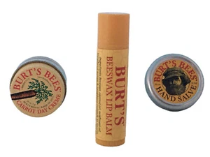 Burt’s Bees ® Carrot Day Creme 0.25 Oz. + Hand Salve 0.30 Oz. + Lip Balm 0.15 Oz - Picture 1 of 11