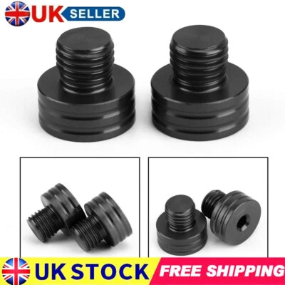Pair Mirror Blanking Plugs Bolts for Yamaha MT09 MT10 XSR 900 XSR 700 FZ1 FZ8 UK - Image 1 of 4