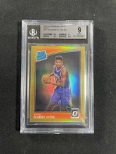 Deandre Ayton 2018-19 Panini Donruss Optic Gold Prizm /10 Rookie RC BGS 9