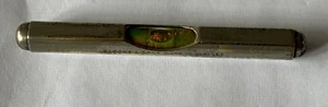 Vintage J Rabone and Sons Mini Spirit Level Chromed Brass, Very Rare! 98mm Long - Picture 1 of 6