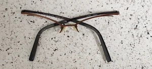 Nicole Miller "Empire" Brown Black Frames Used Some Wear - Picture 1 of 5