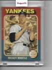 2021 Topps Project 70 card #371 New York Yankees Mickey Mantle artist Quiccs NEW