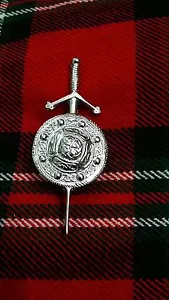 Pin de falda escocesa TC Highland acabado cromado 3,5"/pin de falda escocesa celta acabado cromado/alfileres escocesa - Imagen 1 de 3