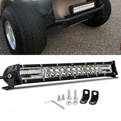 Fit Club Car Golf Cart Deluxe Dual Row 14inch LED Light bar Kit for DS Model 93+ - Image 1 of 4