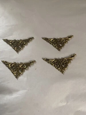 4 Vintage Brass Furniture Accent Pieces  Decorations - Image 1 of 4