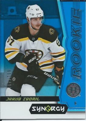 2018-19 Upper Deck Synergy JAKUB ZBORIL Rookie 682/799 Blue Parallel #41 - Image 1 of 2