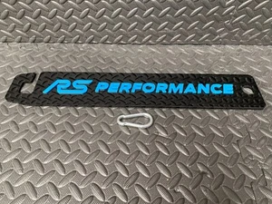 Universal 4D Motorhaube Requisite ""RS Performance"" - Focus RS Mk2.5/3.5 schwarz/hellblau - Bild 1 von 6