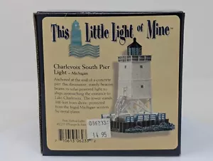 Mini faro This Little Light Of Mine Charlevoix South Pier Light MI #LL233 - Imagen 1 de 7