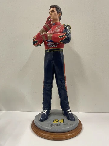 Jeff Gordon Figurine By Character Collectibles "Jeff Gordon Adjusting Gloves" Cover