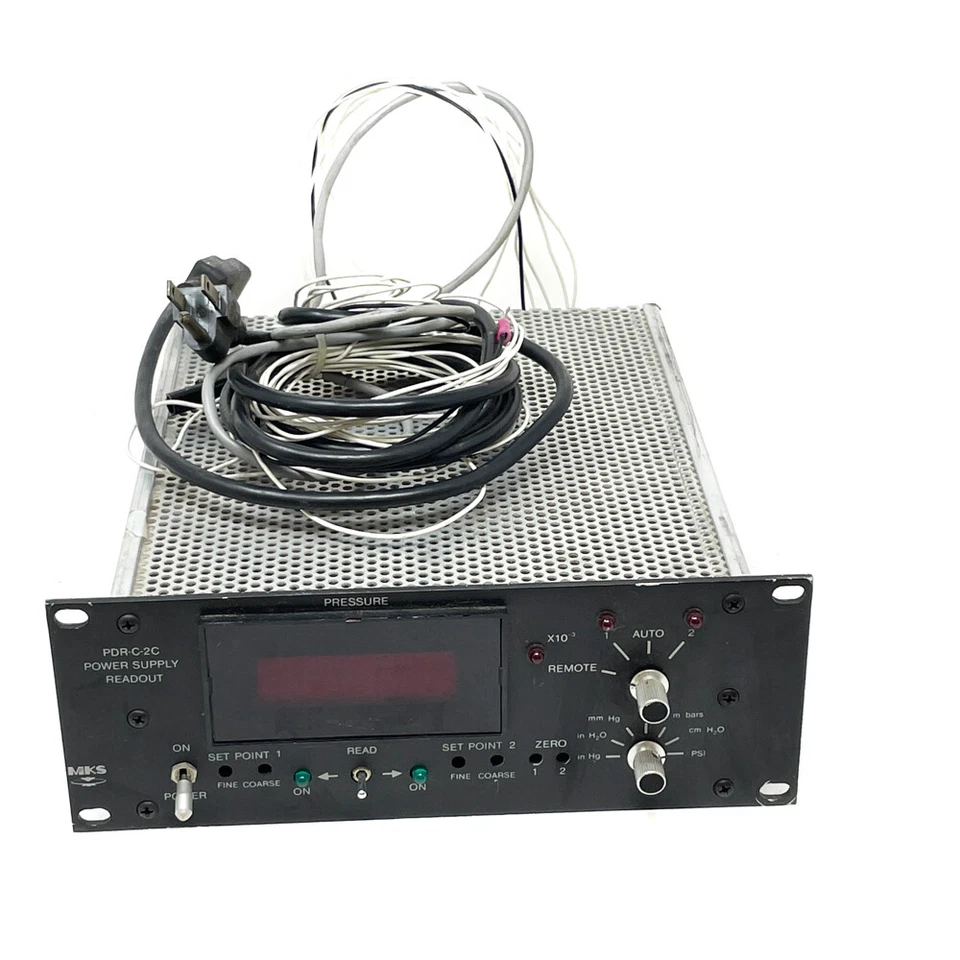 MKS Instruments PDR-C-2C Dual Channel Power Supply Digital Readout, 15V 600mA - Image 1 of 4