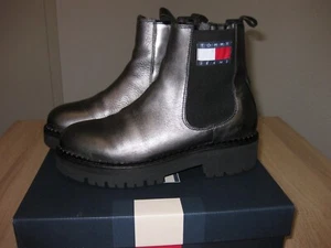 Tommy Jeans METALLIC CHELSEA BOOT- Plateaustiefelette - Tommy Hilfiger - 39 -OVP - Bild 1 von 8
