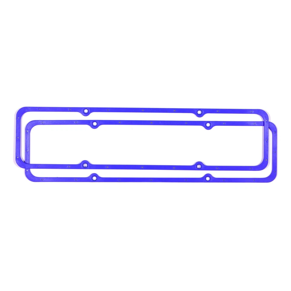 Moroso Re-Usable Valve Cover Gaskets Chevy SBC 350 Steel Core Silicone Rubber - Image 1 of 1