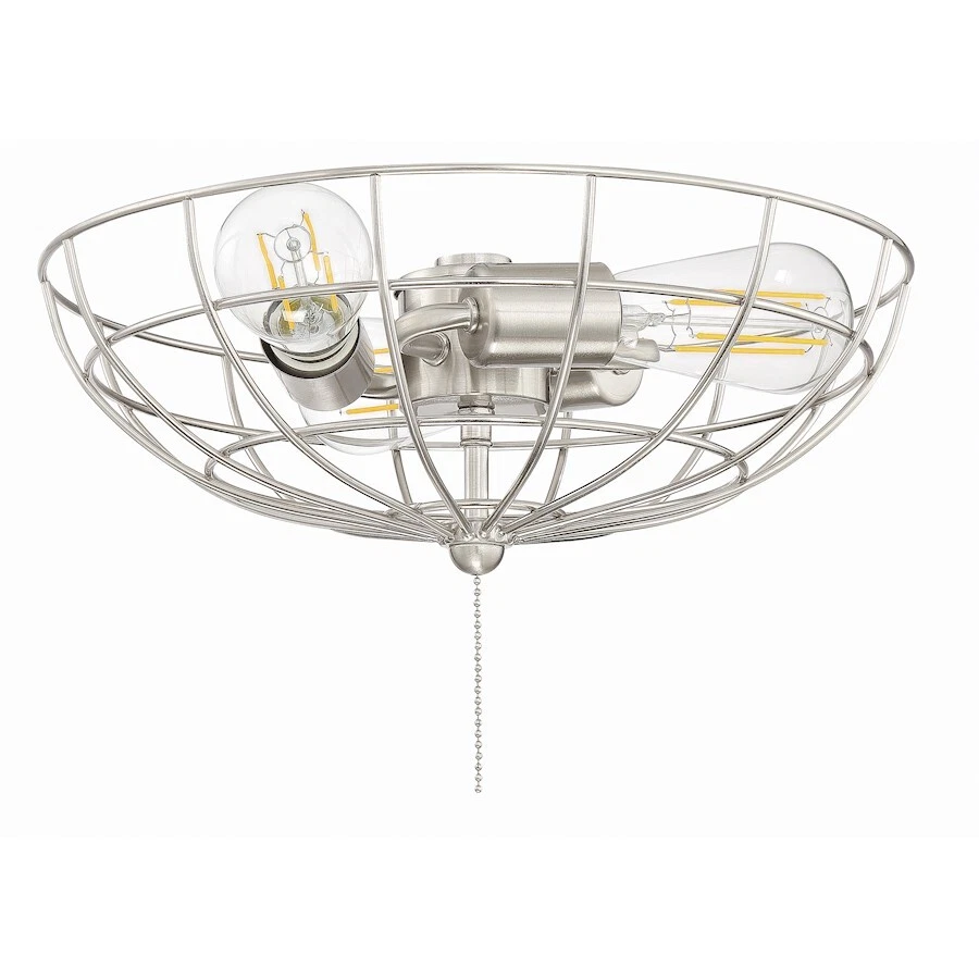 Craftmade Cage Bowl Light Kit, Brushed Polished Nickel - LK2801-BNK-LED - Image 1 of 1