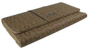 Guess Portafoglio Donna Trifold Moka Ware SLG BB509251 Nuovo con etichette - Foto 1 di 5