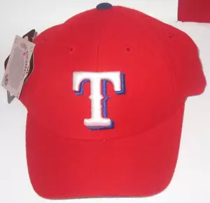 New With Tag Puma MLB Texas Rangers One Size Baseball Cap - Red - Picture 1 of 8